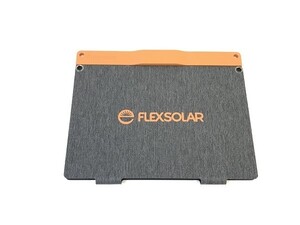 1円スタート FlexSolar ソーラーパネル ポータブルソーラー充電器 20W 5V USB-A QC3.0 USB-C 防災 iPhone Pad Android E30 グレー A10553