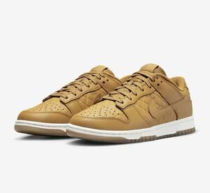 Nike Dunk Low Wheat and Gum Light Brown ナイキ ダンク ロー ウィート アンド ガム US7.5 24.5cm スニーカー キルティング