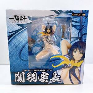 161【未開封】一騎当千 関羽雲長 1/7スケールPVC製彩色済み完成品 フィギュア amiami 大網株式会社 自宅保管品