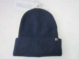 新品◆ミレー MILLET ニット帽COSMIC BEANIE ビーニーフリー ネイビー紺 帽子 防寒 防雪 スキー 登山 キャンプ アウトドア冬山トレッキング