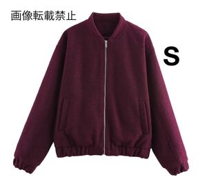 vintage ヴィンテージ レトロ ジャンパー ブルゾン ジャケット アウター Sサイズ レディース★ZARA 好きな方に★2024 A/W 冬新作 新品★