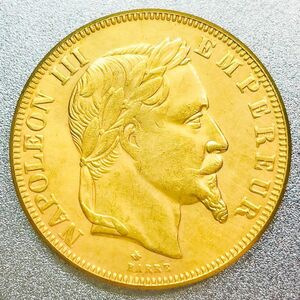 フランス ナポレオン3世 50フラン金貨 1866 A　レプリカコイン