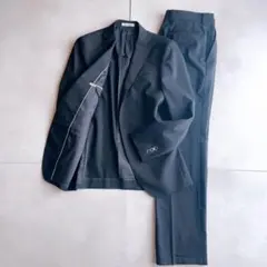 AOKI LES MUES スーツ　Y5 セットアップ　ズボン　黒　ストライプ