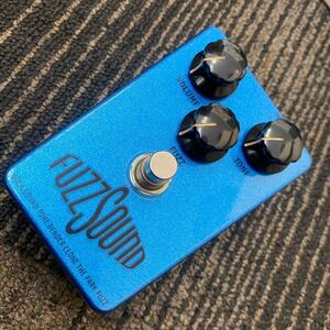 【TS0607】FUZZ SOUND エフェクター 【動作未確認】ファズサウンド ブルー 青 音楽用品 楽器 effector ギター ギター用品