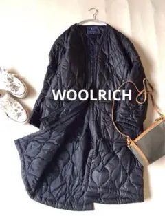 WOOLRICH ブラック 中綿キルティングジャケット