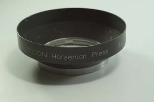 RBフ172【送料無料 外観 並品 使用可能】TOPCON Horseman Press 5.6 6.5cm 用 メタル レンズフード トプコン ホースマンプレス RBフ172