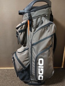 ★OGIO オジオ ALPHA CONVOY キャディバッグ 11型 14分割 514 19 JV オリーブ 中古★