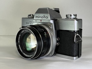 ★良品★ ミノルタ MINOLTA SRT 101 ボディ+ MC ROKKOR-PF 55mm F1.7 ★シャッター全速、セルフタイマー、露出計OK★　#0921-5