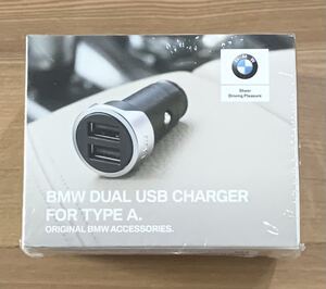 [未開封]★BMW 純正 アクセサリー デュアル USB チャージャー TYPE A★ DUAL USB CHARGER FOR TYPE A