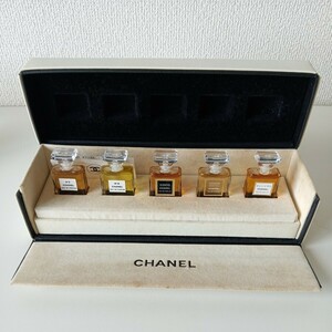 未使用品 CHANEL シャネル ミニボトル 香水5個セット No.5 No.19 ココパルファム アリュール マドモアゼル フレグランス 3.5ml ミニ香水