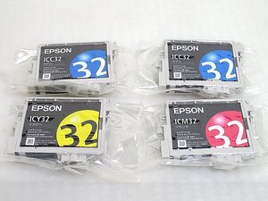 PK20590R★EPSON★純正インク★ICC32・ICM32・ICY32★未開封 シアン・マゼンタ・イエロー 4点