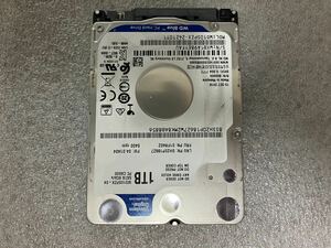 【使用時間4942H】WesternDigital 2.5インチ1TB HDD WD10SPZX ハードディスク　SATA