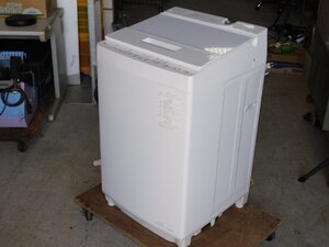 【かなり綺麗!/正常動作品】TOSHIBA 全自動洗濯機 AW-8D9 2020年 8kg ZABOON 自動お掃除モード 低振動・低騒音設計 中古 大型