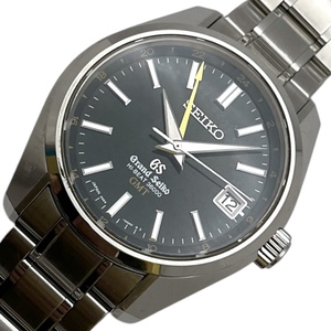 セイコー SEIKO メカニカルハイビート36000 GMT SBGJ005 グリーン ステンレススチール 腕時計 メンズ 中古