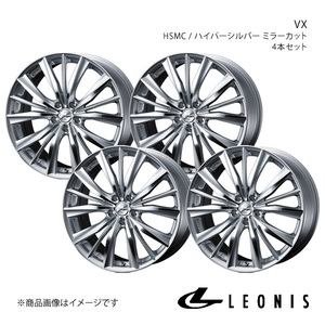 LEONIS/VX インプレッサWRX STI GDB 純正タイヤサイズ(225/40-18) アルミホイール4本セット【18×8.0J 5-114.3 INSET42 BKMC】0033280×4