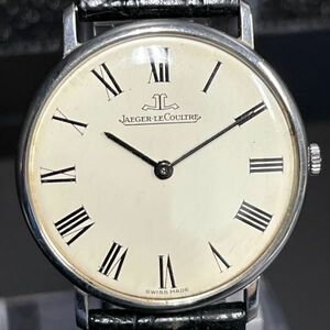 B065-K44-4530 ◎ JAEGER-LECOULTRE ジャガールクルト 腕時計 メンズ 手巻き 9124.42 革ベルト 稼動品