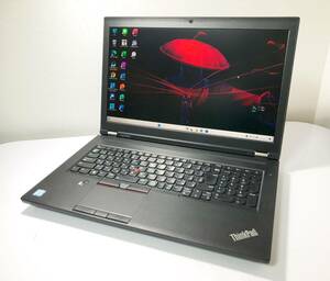 LENOVO ThinkPad P71 Xeon E3-1535M v6メモリ64GB 新品SSD1TB+HDD1TB 17.3インチ4K Win11Pro Workstation NVIDIA Quadro P4000 Office2021 