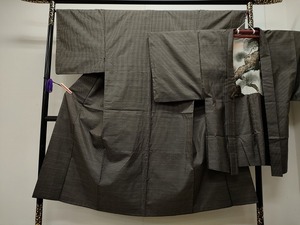 平和屋着物■男性　本場大島紬　アンサンブル　吉祥文　逸品　CAAH7592dy