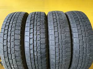 R No1102 ダンロップ　WINTER MAXX WM01 155/65R14 スタッドレス　15年製　4本セット