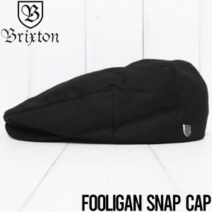 【送料無料】BRIXTON ブリクストン HOOLIGAN SNAP CAP ハンチング 10771 BLACK　 S(56cm)サイズ