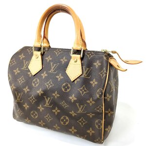 LOUIS VUITTON ルイ・ヴィトン スピーディ25 ハンド バッグ モノグラム ブラウン コンパクト M41528