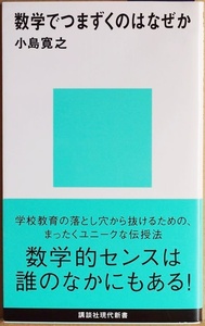 ★送料無料★ 『数学でつまずくのはなぜか』 証明問題 二次方程式 関数 豊富な指導経験で培った数学のツボを徹底伝授　小島寛之