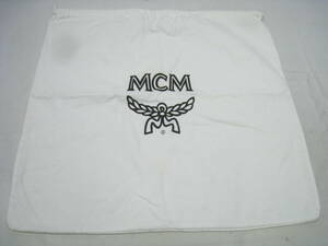 ※保存袋のみ MCM エムシーエム 保存袋 収納袋 布袋 巾着 白 ホワイト サイズ49.5×53cm