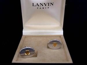 ◎№4914◎■良品■ランバン【LANVIN】【シルバー・ゴールド】■カフス♪