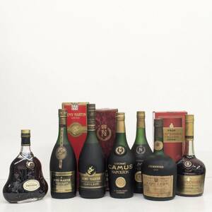 1円〜/Hennessy XO ヘネシー/レミーマルタン CENTAURE XVSOP ナポレオン/カミュ ナポレオン 2本/クルボアジェ ナポレオン VSOP/7本セット