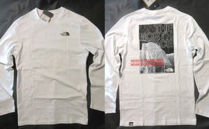 本物正規◆ノースフェイス◆長袖Tシャツ DOME BACK■XXL■白■新品■アメリカ限定/2IG 直営モデル