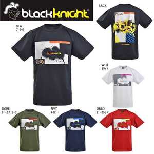 【T-2126 ダークレッド　M】Black Knight(ブラックナイト) Tシャツ ダークレッド サイズM　バドミントン 2022秋新作