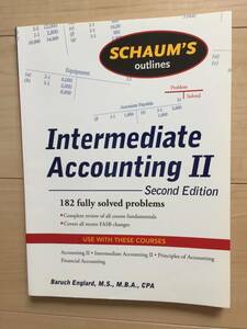 USCPAの勉強に最適☆送料無料☆INTERMEDIATE　ACCOUNTING　Ⅱ