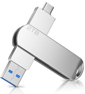 2TB USBメモリー 2in1 Type-C＆USB-A