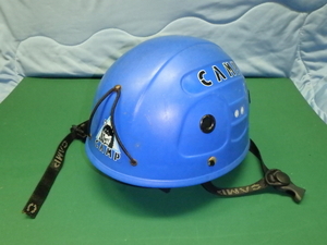 1118●　CAMP　青　ヘルメット　●中古品です。