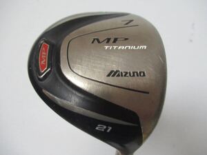 ★MIZUNO ミズノ MP TITANIUM フェアウエイウッド 7W 21° 純正カーボンシャフト K214　★レア★激安★中古★　★