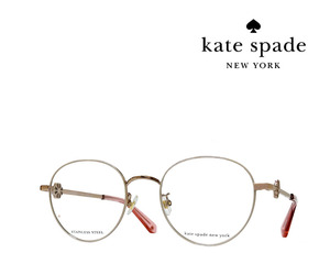 【Kate spade】 ケイトスペード　メガネフレーム　CAIA/F　000　アイボリー・ローズゴールド　国内正規品