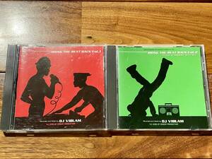 HIP HOP MixCD DJ VIBLAM BRING THE BEAT BACK 2枚セット ユーズド !!