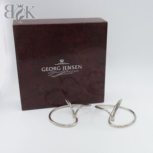 ジョージジェンセン アライアンス ダブルサークル イヤーカフ SV925 GEORG JENSEN 中古品 ＋