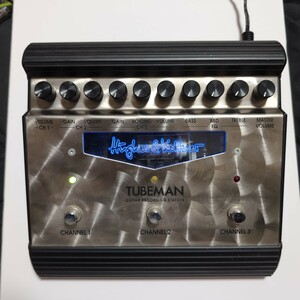 完動品 Hughes＆Kettner TUBEMAN 2 エレキギター 真空管 プリアンプ 検 ヒュースアンドケトナー アンシュミ MESA BOOGIE distortion EQ