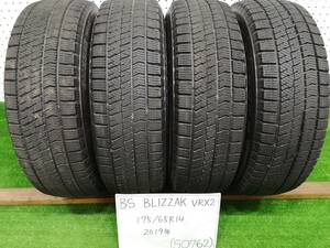 1（S0762）インボイス領収書発行可能☆札幌発☆2019年製 / BRIDGESTONE / ブリジストン / BLIZZAK / VRX2 / 175/65R14☆ノート等に