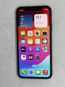 10407　au　iPhone Xs　64Ｇ　初期化済　IMEI 357230092466079　ブラック　中古品