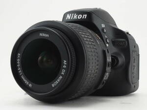 ★外観極上★ ニコン NIKON D5100 ボディ 18-55mm F3.5-5.6G DX VRレンズセット バッテリー付属なし ★シャッター回数85枚 #TA3620