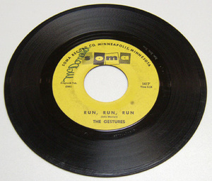 45rpm/ Run, Run, Run - The Gestures - It Seems To Me / 60s,ガレージ,SURF,ジェスチャーズ,Soma - 1417,US Original,1964