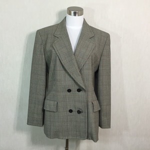 A505▼GERARD DAREL◆ダブルテーラードジャケット◆チェック柄