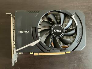 中古 MSI NVIDIA GeForce GTX1650 SUPER AERO ITX OC 動作確認済み