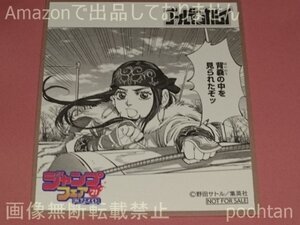 ジャンプフェア in アニメイト 2021 物販購入特典 ミニ色紙 ゴールデンカムイ アシリパ