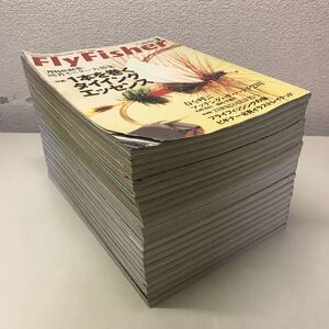 230221◆U00◆FlyFisher 22冊セット 1998年3月号〜1999年12月号 つり人社 釣り雑誌 フライフィッシャー 川釣り フィッシング やや難あり