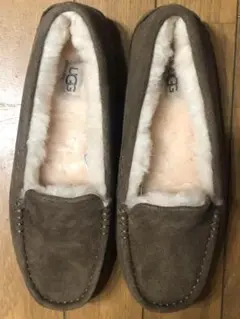 23cm　新品☆UGG モカシン☆アンスレー☆ANSLEY☆ヒッコリーサンド