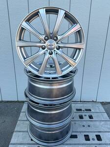 美品 バドックス ディーオーエス 18×8.0J アルミ ホイール PCD5×114.3 5穴 ホイール 18インチ 青森県 十和田市