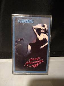 C8907　カセットテープ　SCORPIONS　スコーピオンズ／Savage Amusement